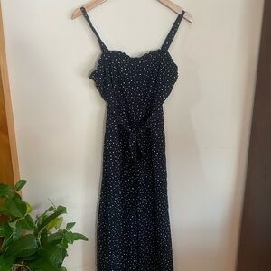 Sienna Sky Black and White Polka Dot Romper